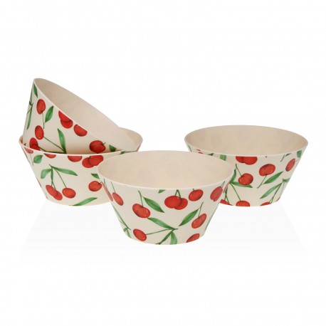SET OF 4 CHERRY BOWLS