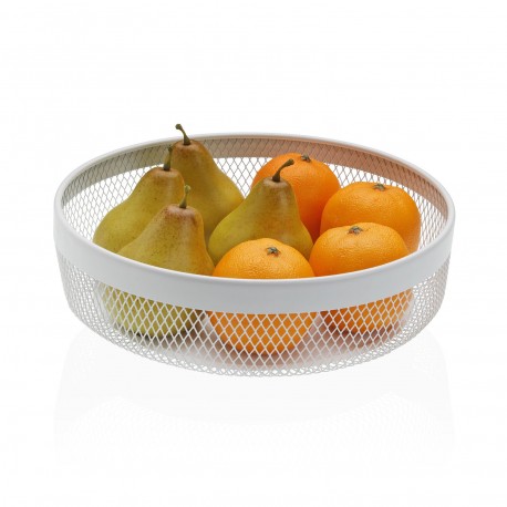 WHITE MESH FRUIT BASKET