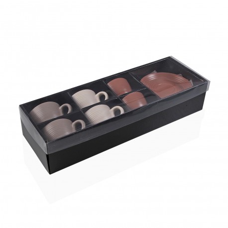 SET OF 6 TEA CUPS WITH SAUCERS AWA