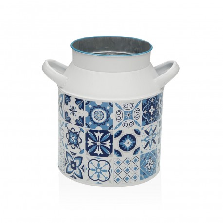 METALLIC AZURITE VASE