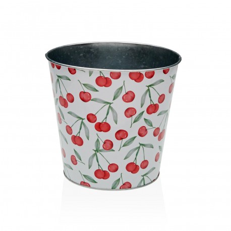 EXTRA LARGE METALLIC CHERRIES FLOWERPOT