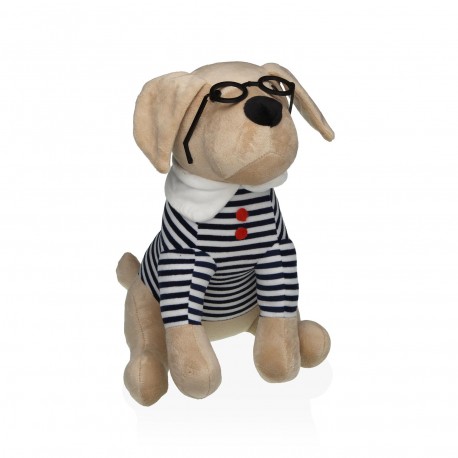 DOG WITH GLASSES DOORSTOP