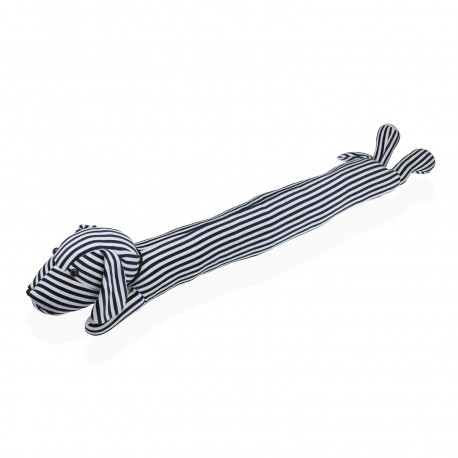 STRIPED DOG DOORSTOP