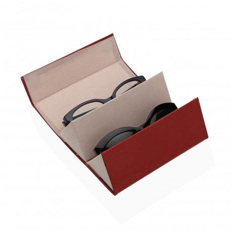 TERRACOTTA DOUBLE GLASSES CASE