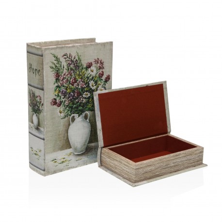 SET OF 2 DECORATIVE BOOKS