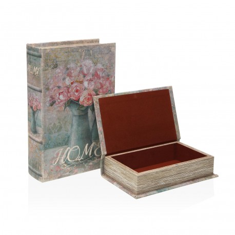 SET OF 2 DECORATIVE BOOKS