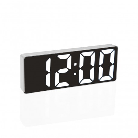 MIRROR EFFECT DIGITAL ALARM CLOCK