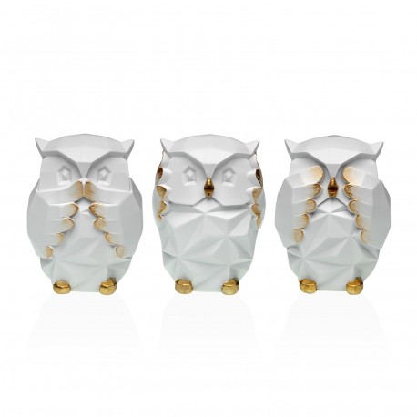 WHITE OWL DECORATIVE FIGURE