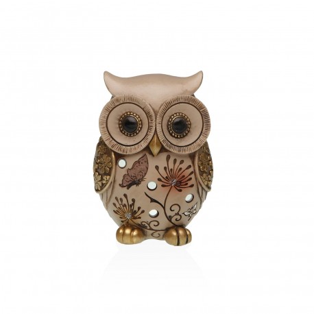 OCHRE OWL FIGURE