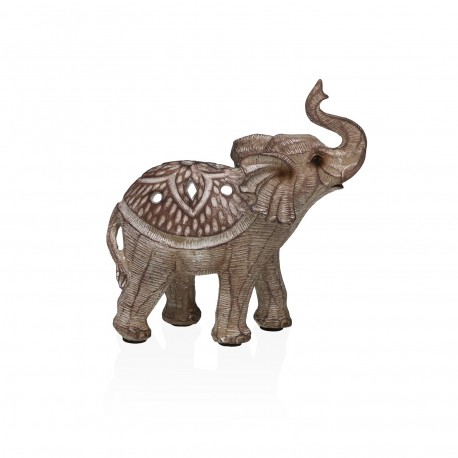 MEDIUM SIENA ELEPHANT FIGURE