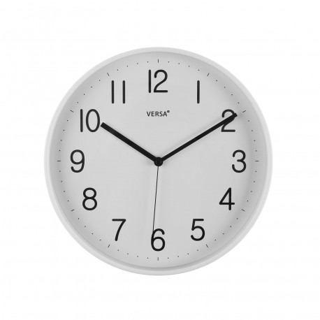 WHITE WALL CLOCK 30CM