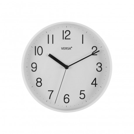 WHITE WALL CLOCK 25CM