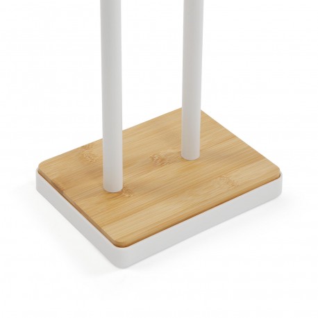 WHITE TOILET ROLL HOLDER