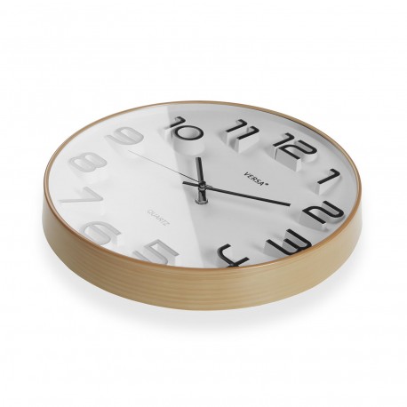 WHITE WALL CLOCK 30CM