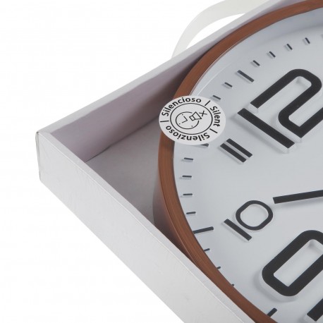 WHITE WALL CLOCK 30CM