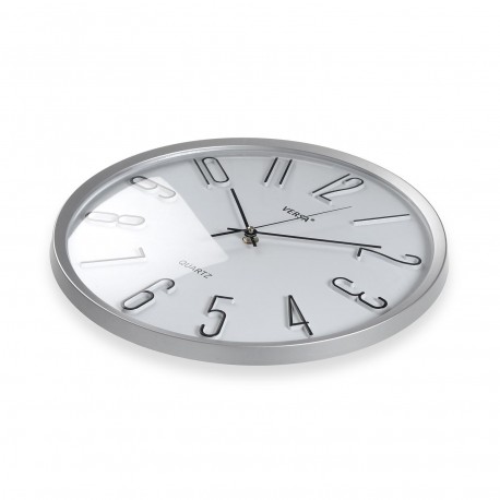 WHITE WALL CLOCK 33CM