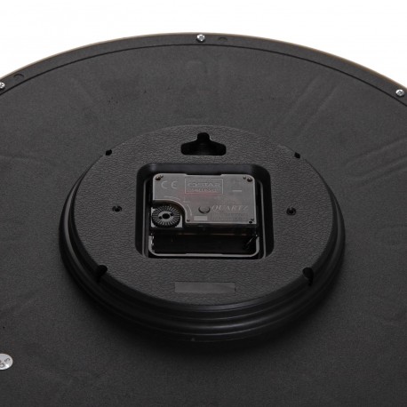 GREY WALL CLOCK 33CM