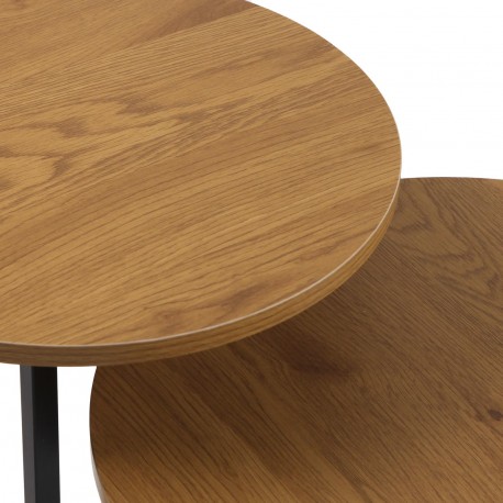 BLACK NIKO COFFEE TABLE SET