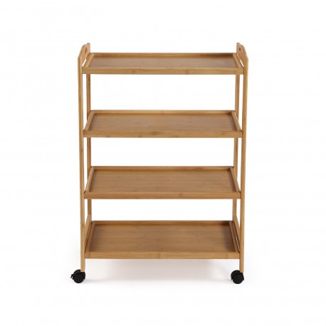 4-SHELF TROLLEY WITH WHEELS