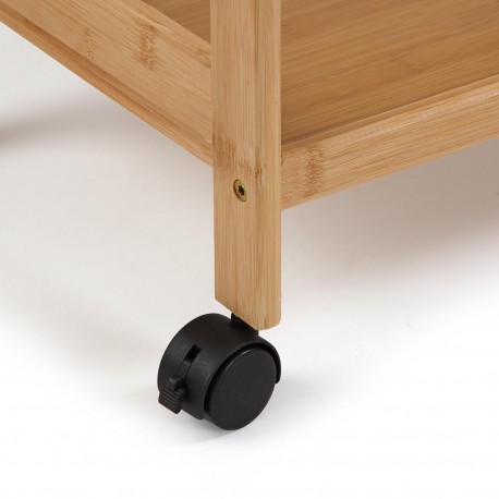 4-SHELF TROLLEY WITH WHEELS