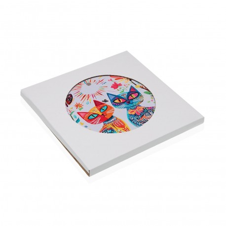 LILAC CATS TABLE MAT