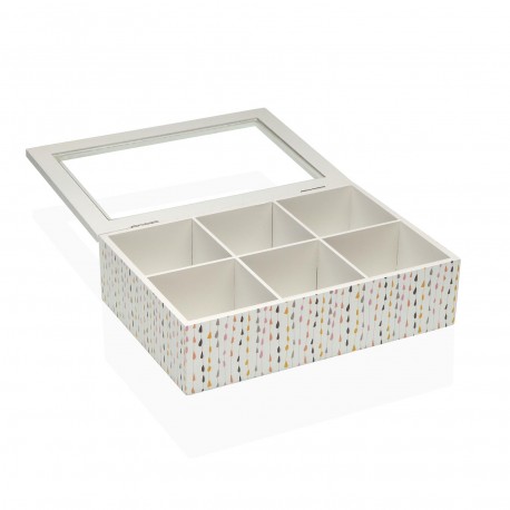 NORDIC DROPS TEA BOX 6 COMPARTMENTS