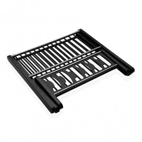 FOLDABLE BLACK DISH RACK