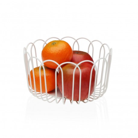 WHITE RING FRUIT BASKET