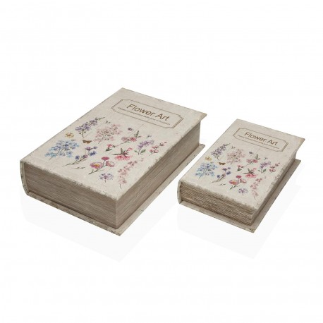 SET OF 2 DECORATIVE BOOKS