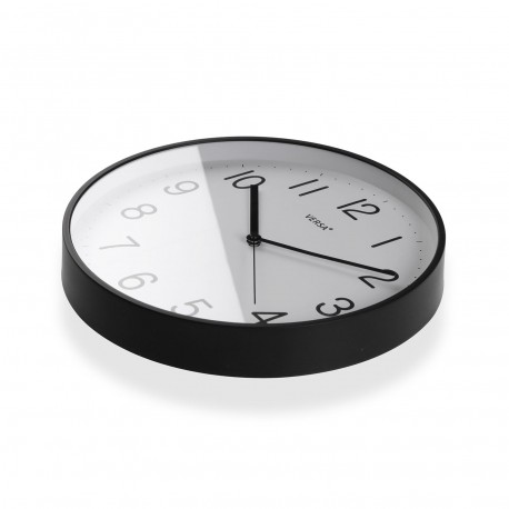 BLACK WALL CLOCK 30CM