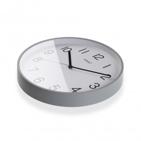 GREY WALL CLOCK 30CM
