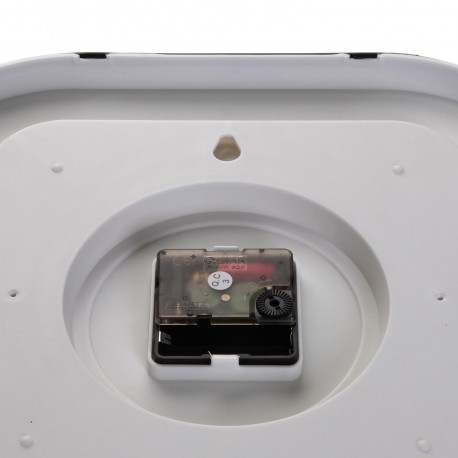 SQUARE WHITE WALL CLOCK