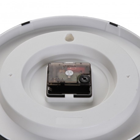 BLACK WALL CLOCK 25CM