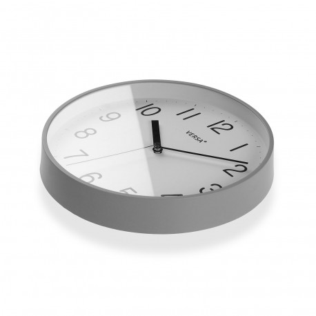 GREY WALL CLOCK 25CM