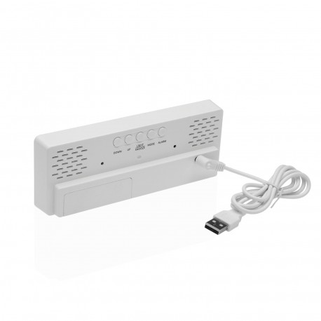 MIRROR EFFECT DIGITAL ALARM CLOCK