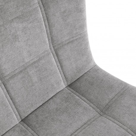LIGHT GREY UPHOLSTERED CHAIR