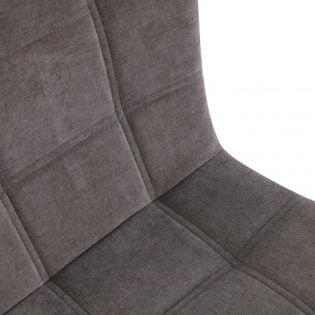 DARK GREY UPHOLSTERED CHAIR