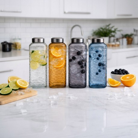 GREY GLASS BOTTLE 1.3L