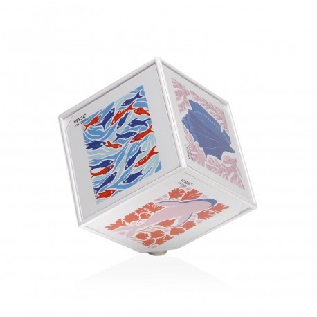 JUNO WHITE PHOTO CUBE 10 X 10