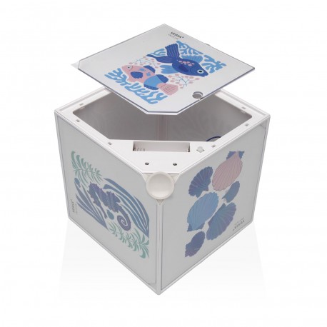 JUNO WHITE PHOTO CUBE 15 X 15