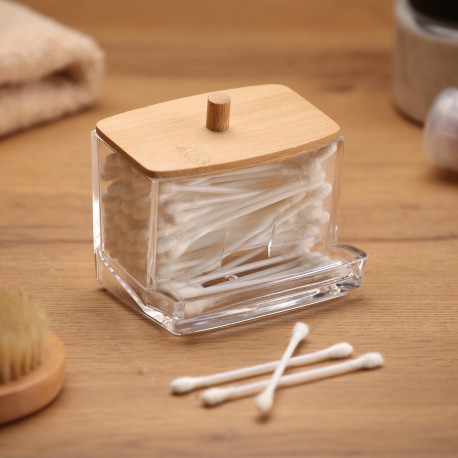 SQUARE BOX WITH BAMBOO LID