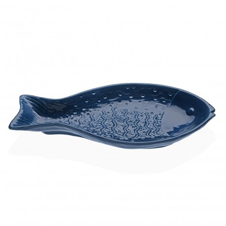 BLUE CERAMIC FISH FIGURE