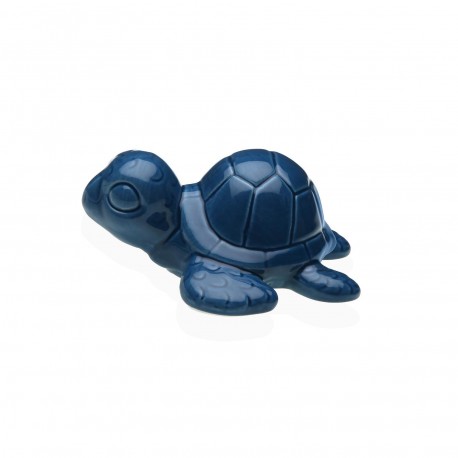 BLUE CERAMIC SEA TURTLE FIGURE