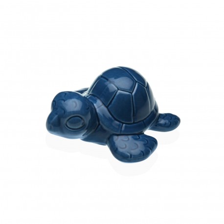 BLUE CERAMIC SEA TURTLE FIGURE