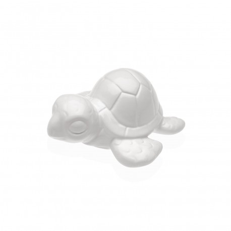 WHITE CERAMIC SEA TURTLE FIGURE