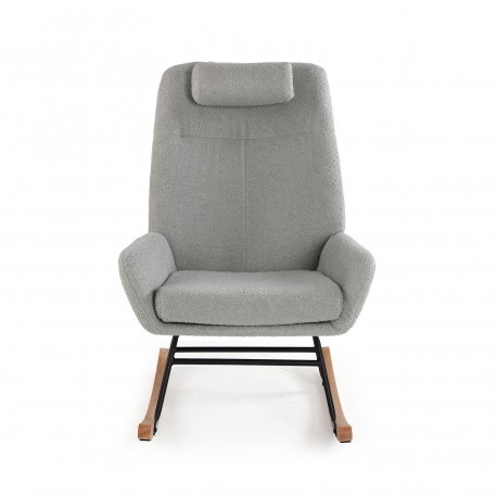 ROCKING CHAIR WITH GREY CUSHION