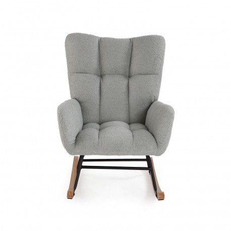 ROCKING CHAIR WITH GREY ARMRESTS