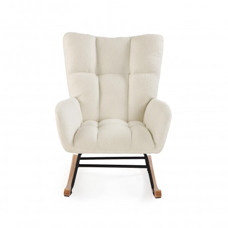 ROCKING CHAIR WITH BEIGE ARMRESTS