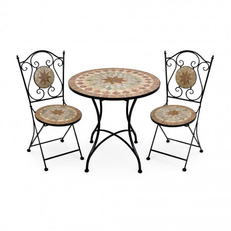 COYA TABLE AND 2 CHAIRS SET