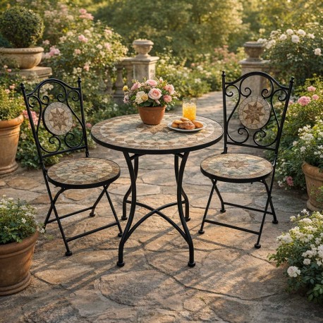 COYA TABLE AND 2 CHAIRS SET